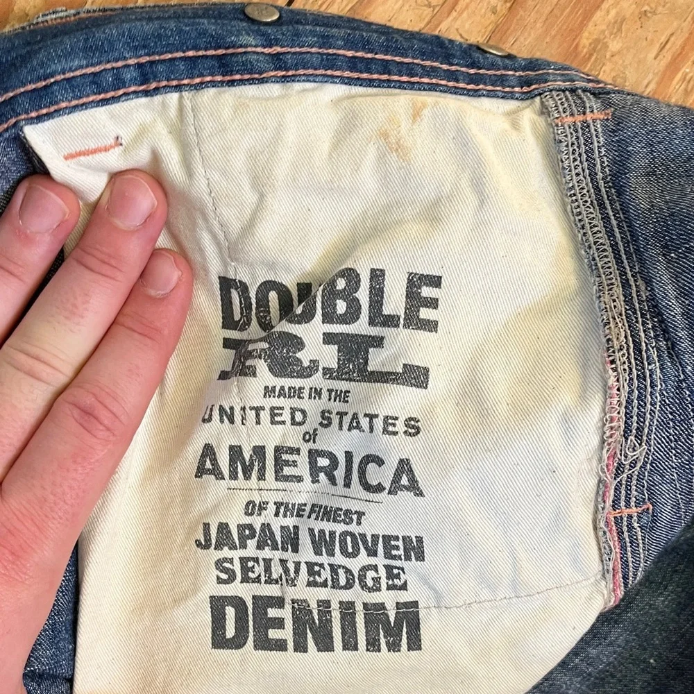 VTG RRL Japanese Selvage Carpenter Jeans Made in USA - Picture 3 of 8